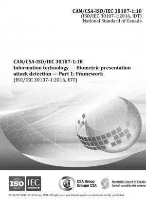 Информационные технологии. Обнаружение атак с использованием биометрических презентаций. Часть 1. Структура