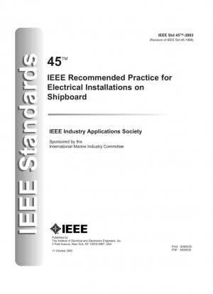 Рекомендуемая практика IEEE для электроустановок на судне