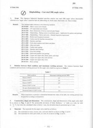 Судостроение. Клапаны угловые из литой стали 20К.