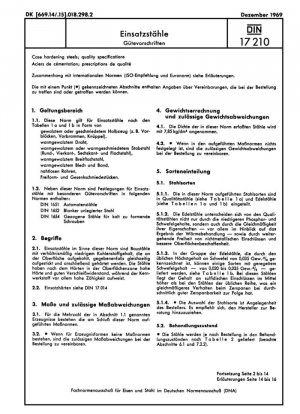 Цементирующие стали; технические условия поставки