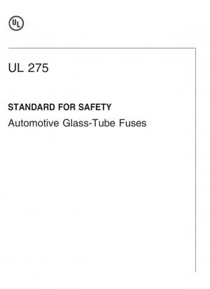 Стандарт UL для безопасности автомобильных стеклянных трубчатых предохранителей
