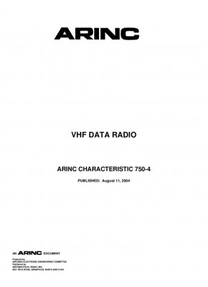 Радиопередача данных УКВ, 1992 г.; Включает добавки 1–4