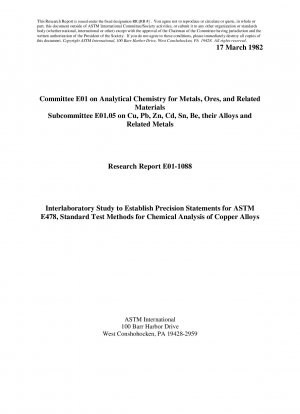 E0478-Методы химического анализа медных сплавов