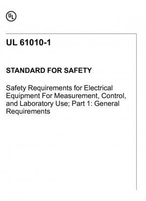 Требования безопасности к электрооборудованию для измерений, контроля и лабораторного использования. Часть 1. Общие требования