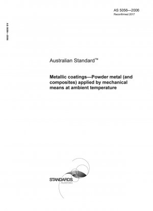 Металлические покрытия. Порошковые металлы (и композиты), наносимые механическим способом при температуре окружающей среды.