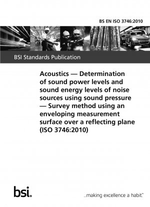 Акустика. Определение уровней звуковой мощности и уровней звуковой энергии источников шума по звуковому давлению. Метод съемки с использованием огибающей измерительной поверхности над отражающей плоскостью.